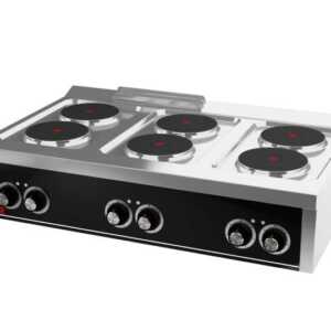 Fogão eléctrico de bancada 6 placas CE6P750S -dev.palamenta.com.pt
