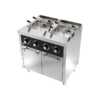Cozedor de pasta eléctrico 25l+25l com móvel -dev.palamenta.com.pt