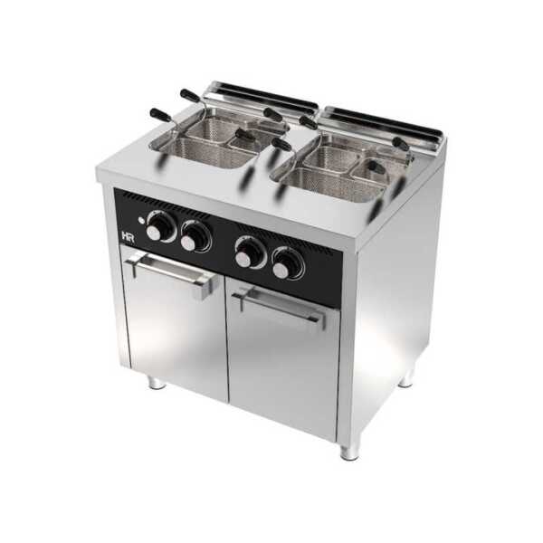Cozedor de pasta a gás 25l + 25l com móvel -dev.palamenta.com.pt