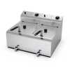 Fritadeira eléctrica 10l+10l (dupla)  -dev.palamenta.com.pt