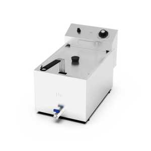 Fritadeira eléctrica trifásica 10l com torneira FD10LTRIF9C