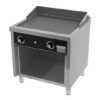 Fry-Top a gás com móvel aço rectificado FT7508E -dev.palamenta.com.pt
