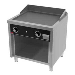 Fry-Top a gás com móvel aço rectificado FT7508E -dev.palamenta.com.pt