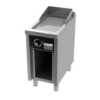 Fry-Top eléctrico com móvel 400 prateleira 750 cromada -dev.palamenta.com.pt