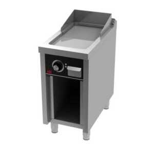 Fry-Top eléctrico com móvel 400 prateleira 750 cromada -dev.palamenta.com.pt