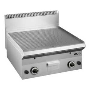 Fry-Top a gás placa fenda 60 cm aço rectificado GFT665R