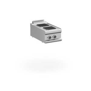 Fogão eléctrico de bancada 2 placas quadradas MPQ74T