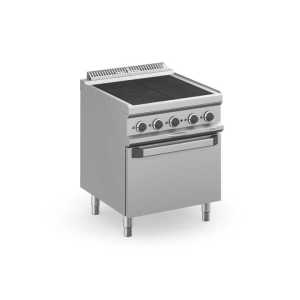 Fogão eléctrico 4 placas quadradas + forno Eléctrico MPQR77FE