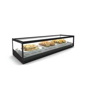 Vitrine aquecida de bancada CLO6SL LED
