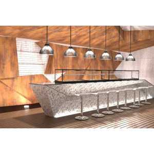 Vitrine refrigerada de bancada com grupo remoto VTLG28GR-2