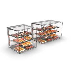 Vitrine neutra com prateleira EPV60