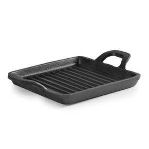 Mini Chapa para Grelhar Ferro Grill Quadrada Magma