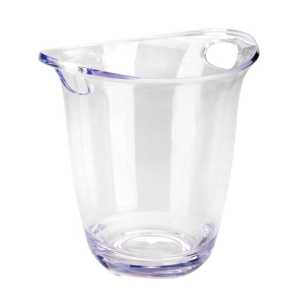 Cubo Enfriabotellas Acrílico Transparente Flor