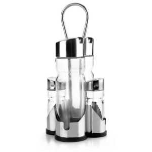 Jogo De Galheteiro Basic Inox