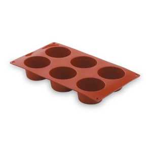 Molde Muffin 6 Cavidades Silicone Pastryflex