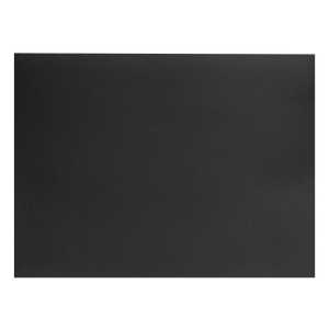 Toalha de Mesa Individual de Couro Antracite Retangular