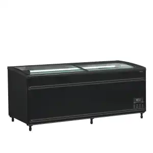 Ilha de supermercado Bitemperatura cor preta  SFI185B-CF VS