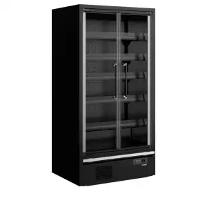 Frigorífico de parede para supermercado  Galaxy+ GP10FGD Black